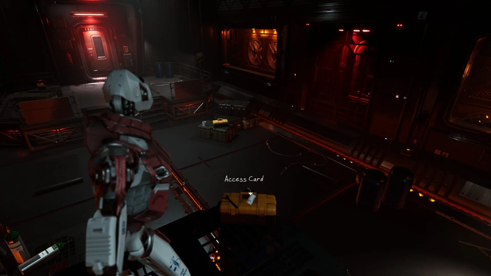 Capture d'écran du jeu Space Legacy — scène en vue FPS dans le vaisseau
