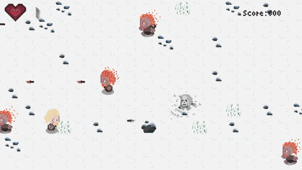 Capture de gameplay de Rage on Vigrid — vagues d'ennemis sur le champ de bataille